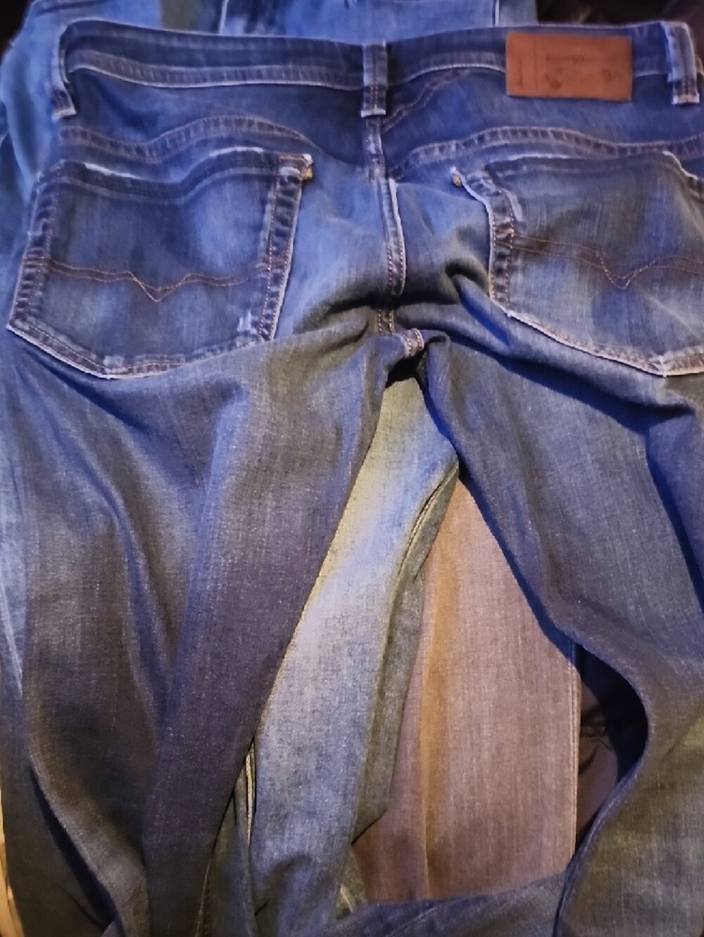 Diesel Men's Dark Blue Straight Jeans Reg $295.00 - Picture 3 of 3